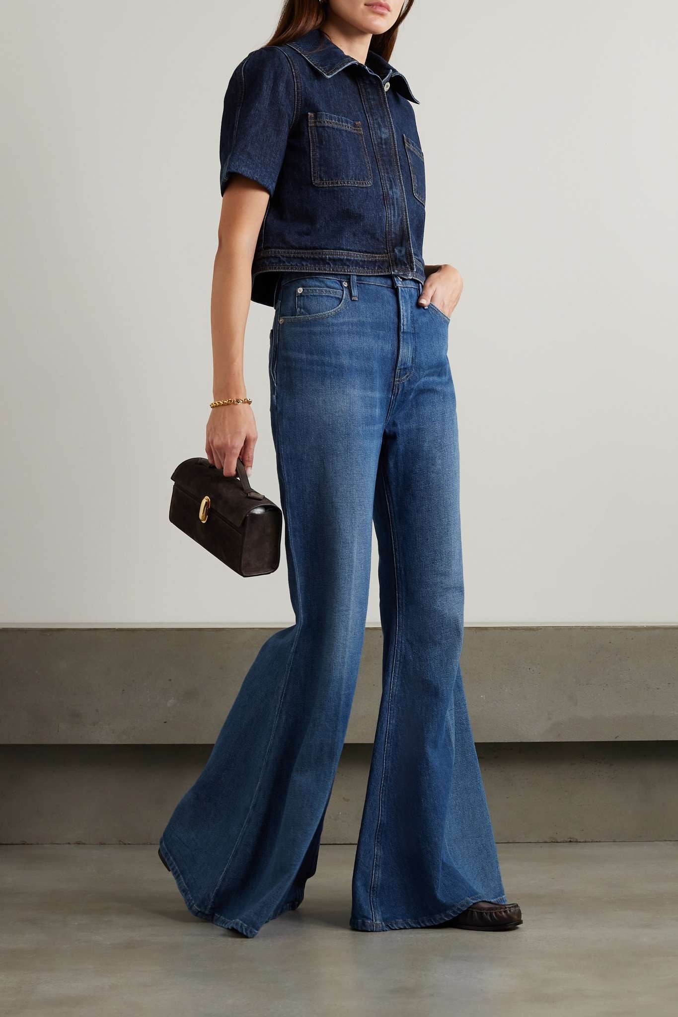 + NET SUSTAIN The Extreme high-rise flared jeans - 2