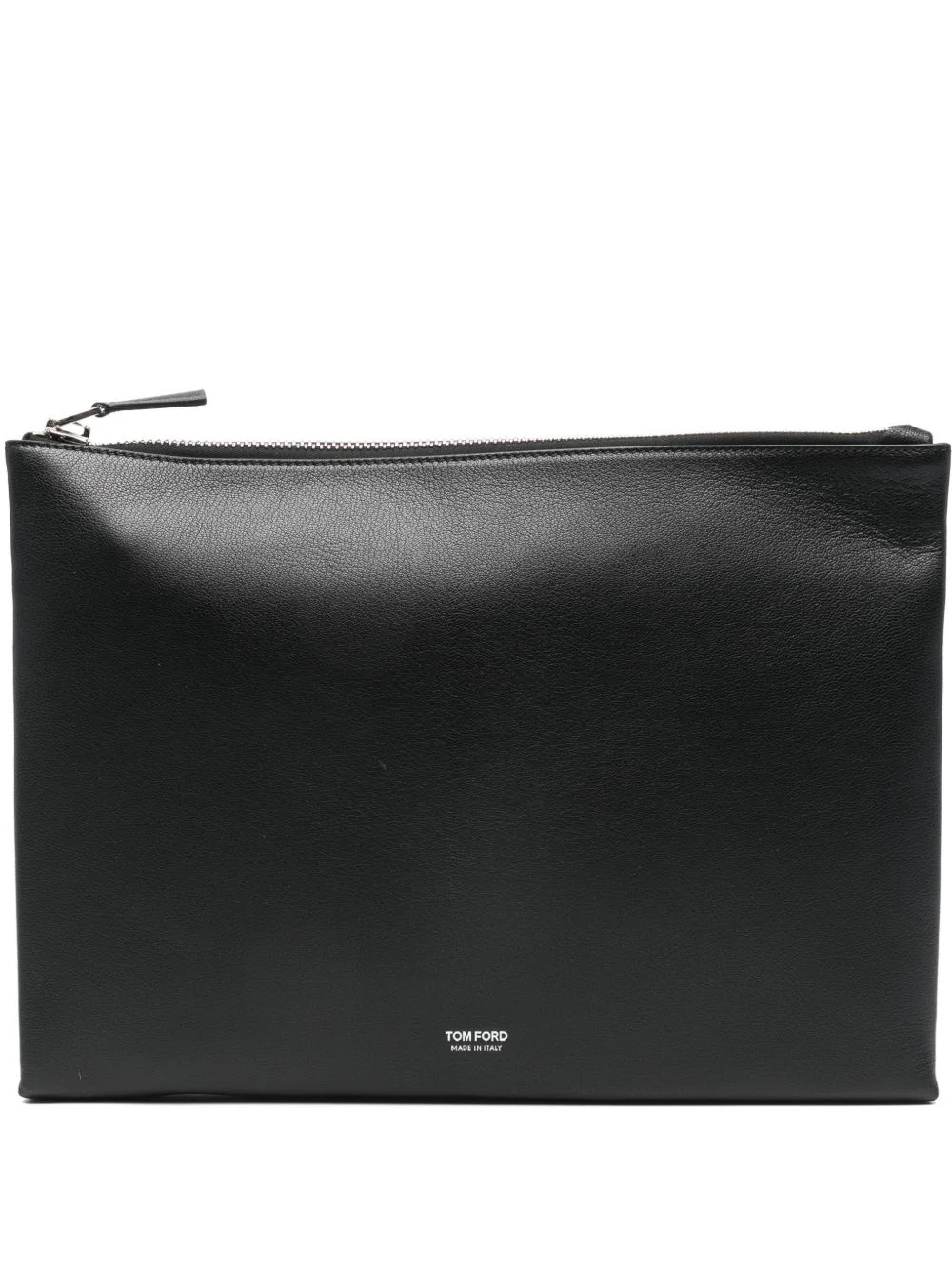 zip-fastening clutch bag - 1
