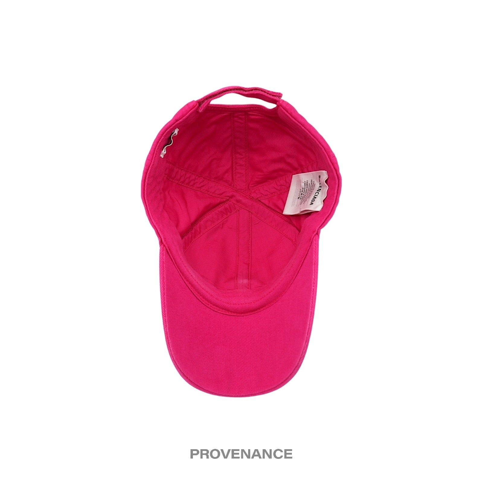 Balenciaga Hot Pink World Food Programme Logo Cap BALENCIAGA Balenciaga Support World Food Programme Hat  main image 4