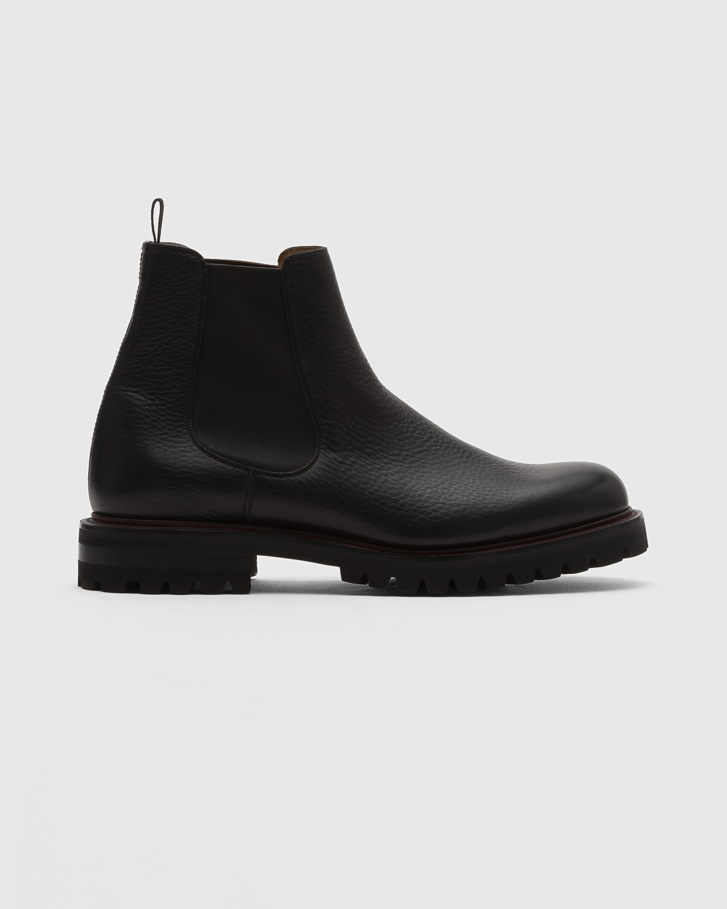 Soft Grain Leather Chelsea Boot - 1