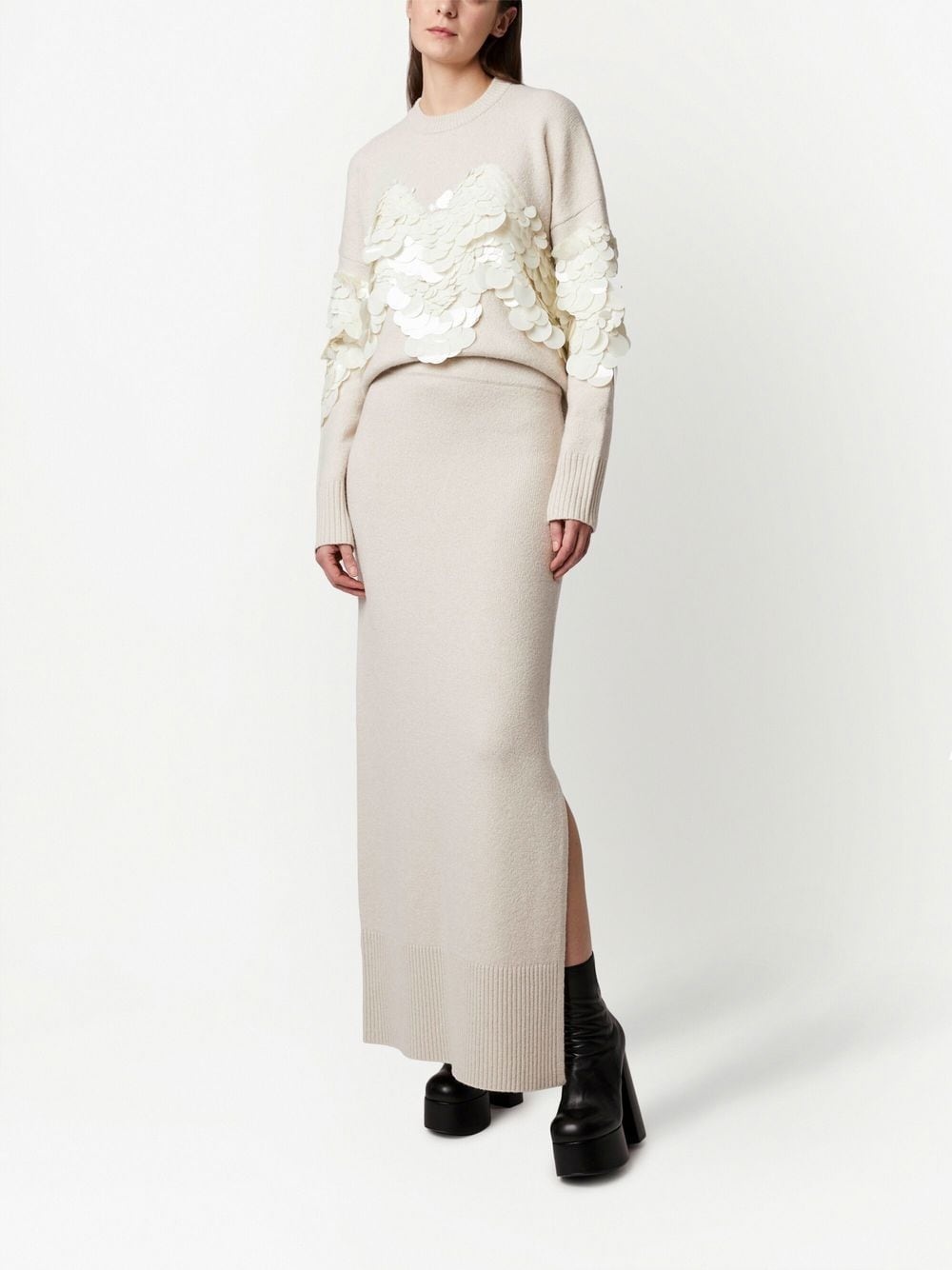 【ALTUZARRA】yarrow knitted maxi スカート Altuzarra Yarrow knitted maxi skirt | farfetch | REVERSIBLE