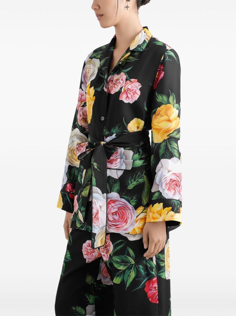 floral-print shirt - 4