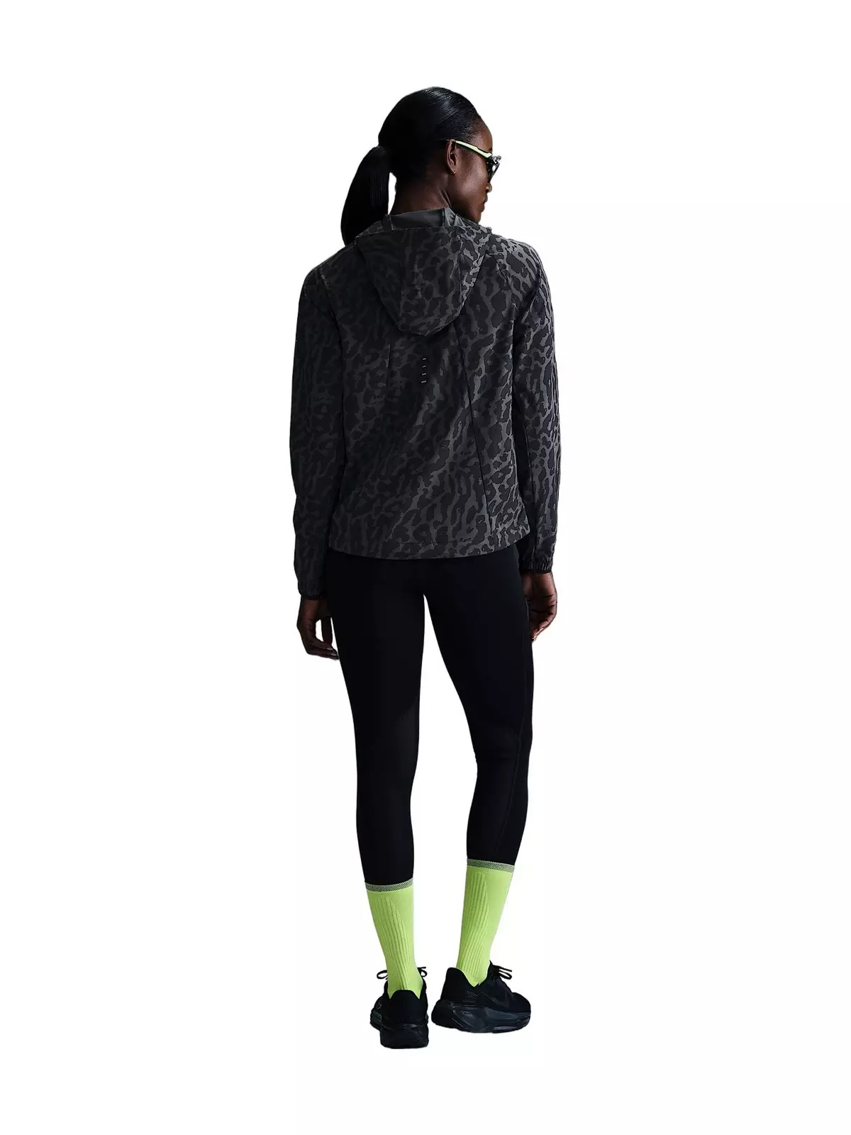 Women's Swift Dri-FIT Packable Running Jacket -Black - 7