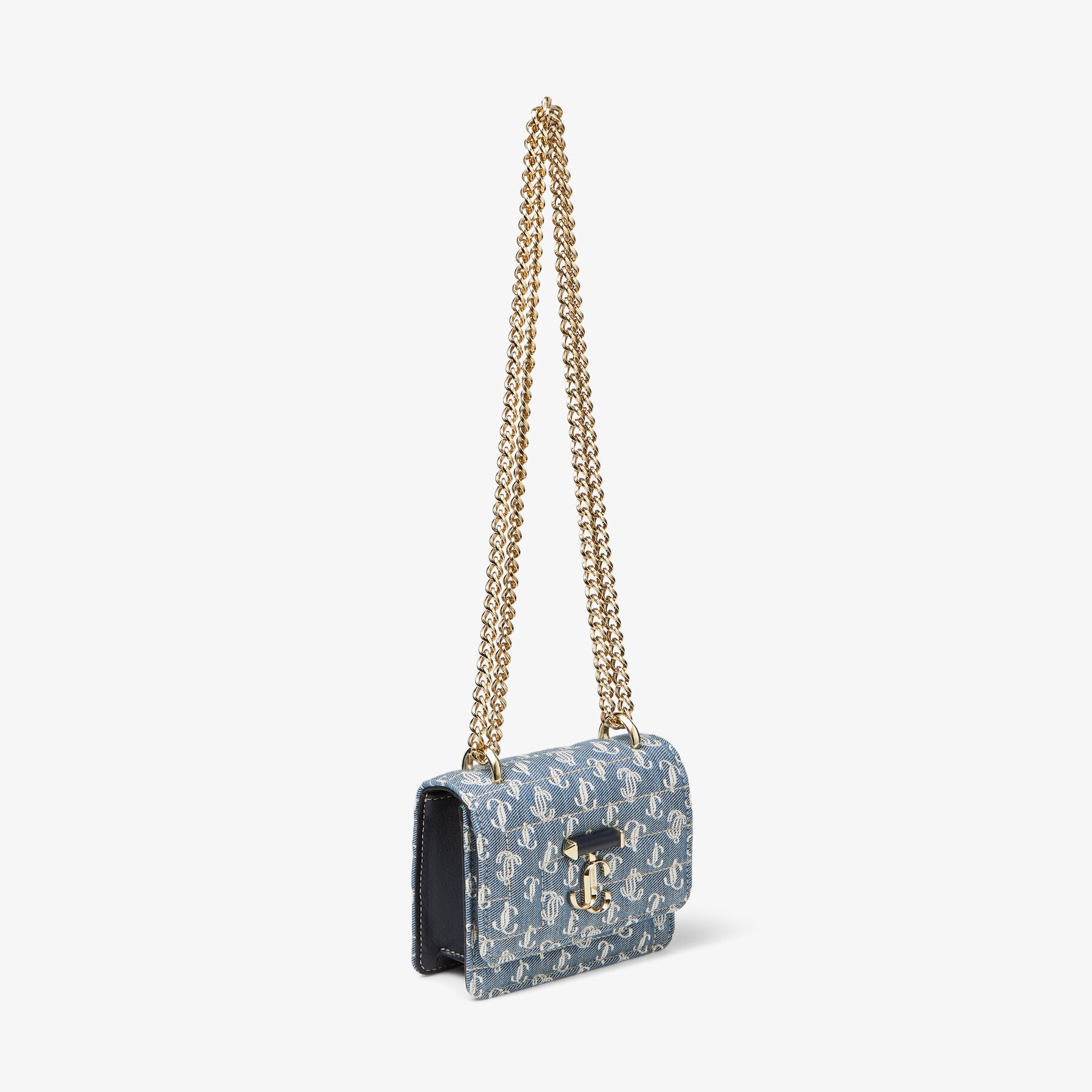 Micro Varenne Quad
Denim Quilted JC Monogram Mini Bag - 5