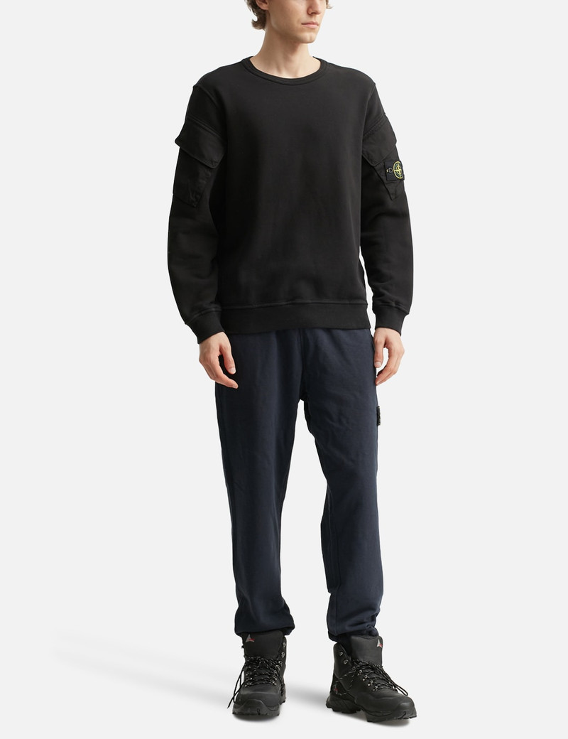 Stone Island BRUSHED ORGANIC COTTON FLEECE SWEATSHIRT outlook