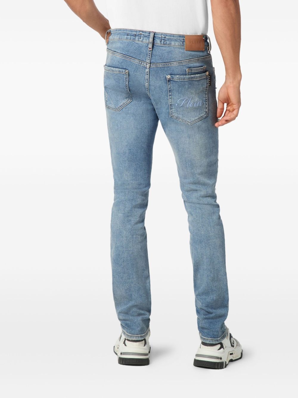 distressed-effect jeans - 3