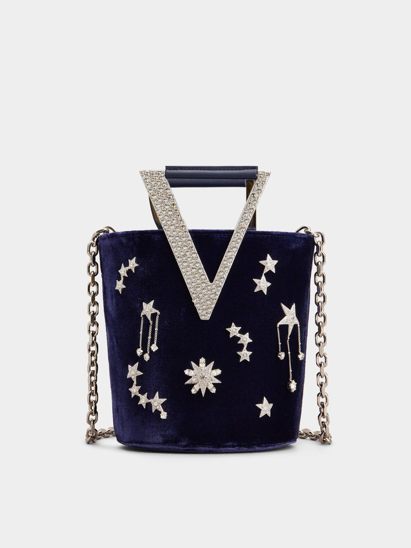 RV Strass Constellation Mini Bag in Velvet 1