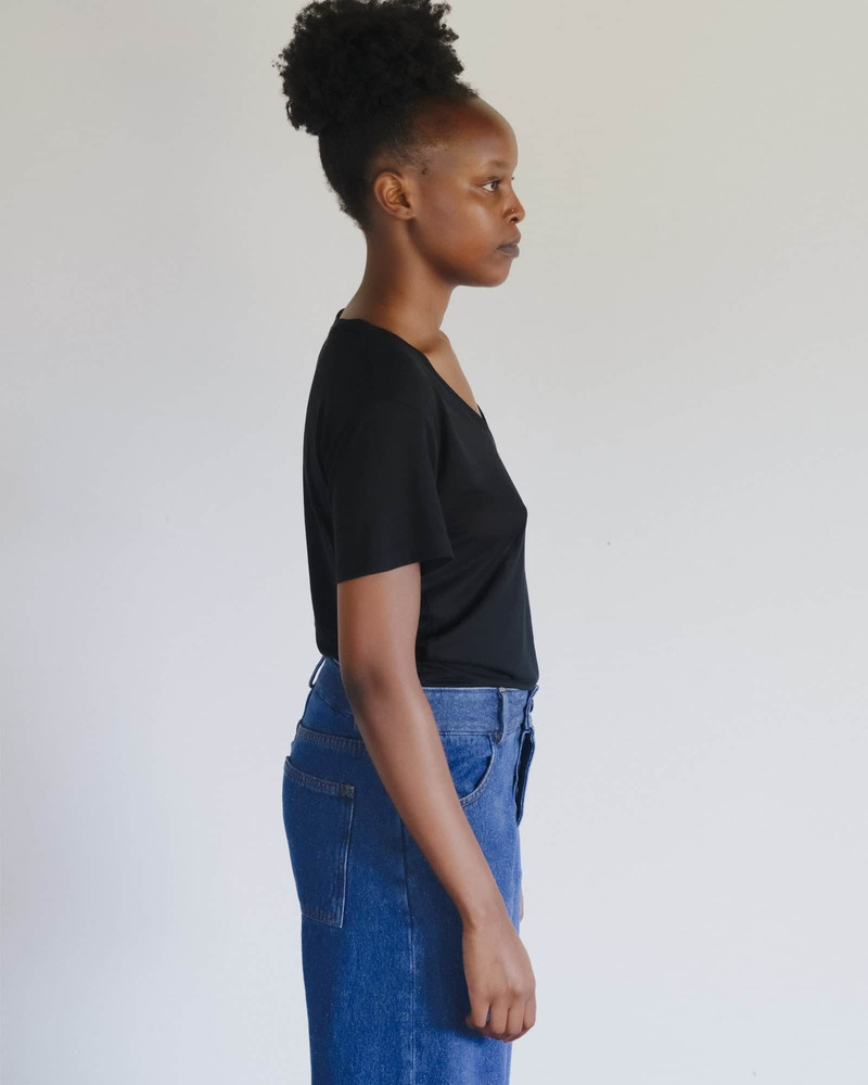 V Neck Tee Shirt - Bamboo Lyocell 3