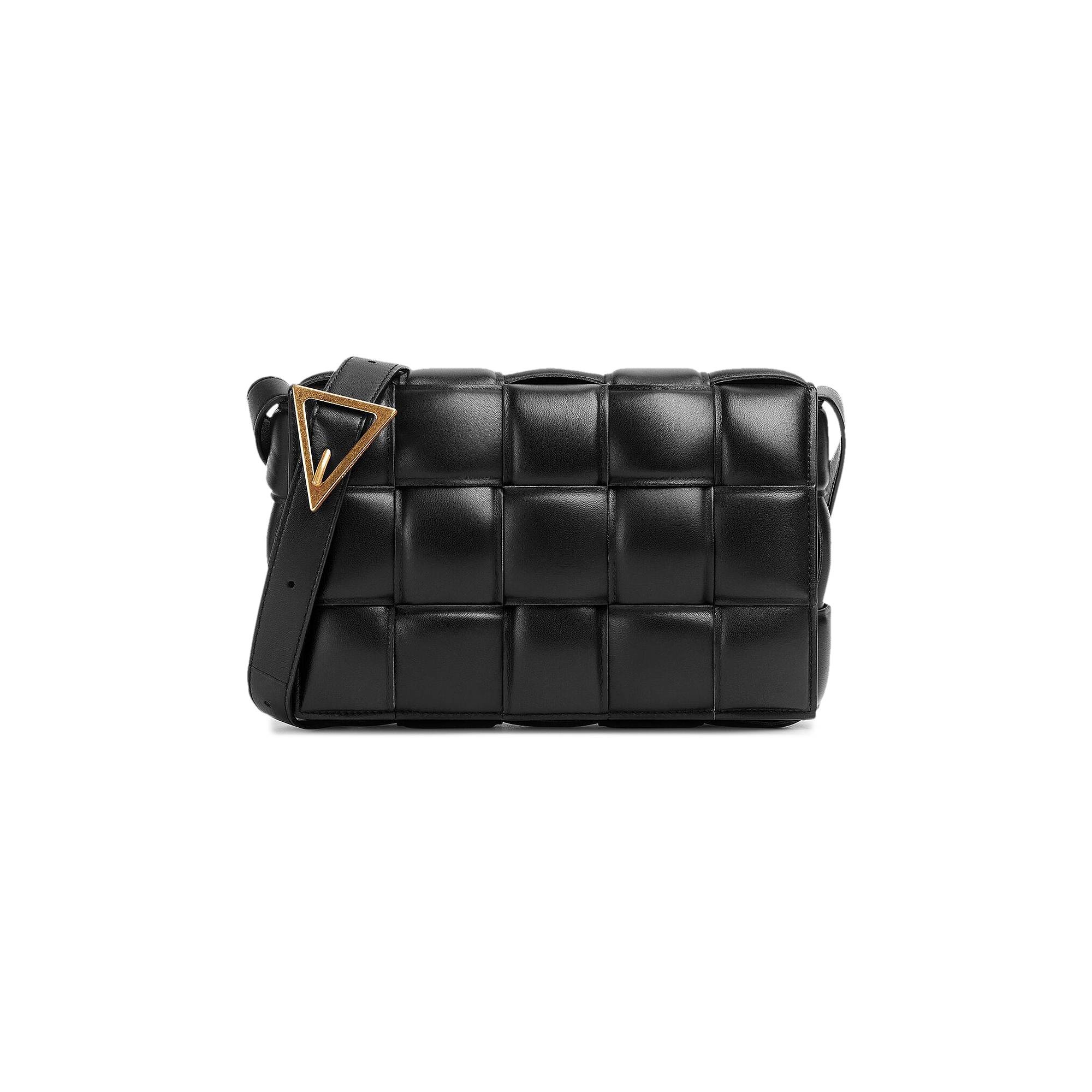 Bottega Veneta Padded Cassette Bag 'Black/Gold' - 1