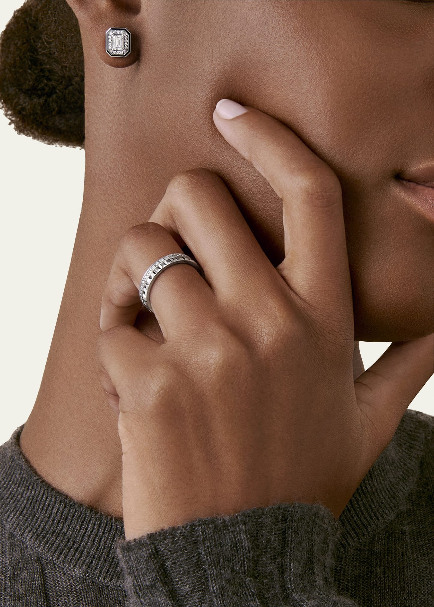 White Gold Quatre Diamond Ring - 2