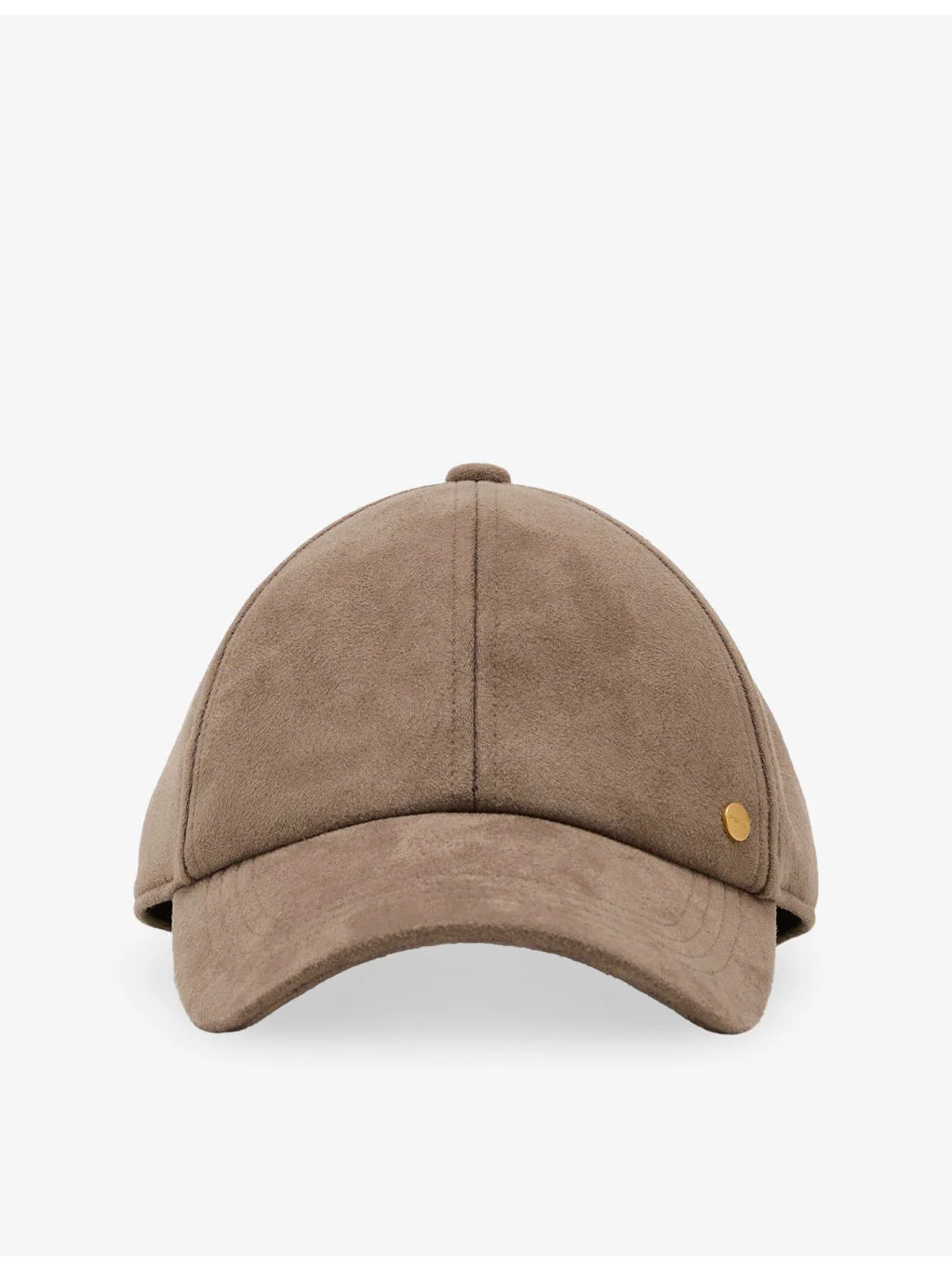 Logo-Engraved Faux-Suede Baseball Cap - 1