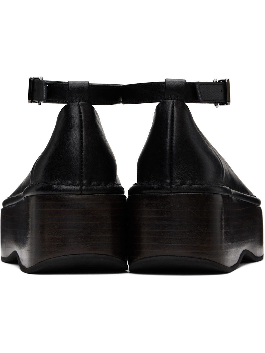 Black Platform Flats - 2