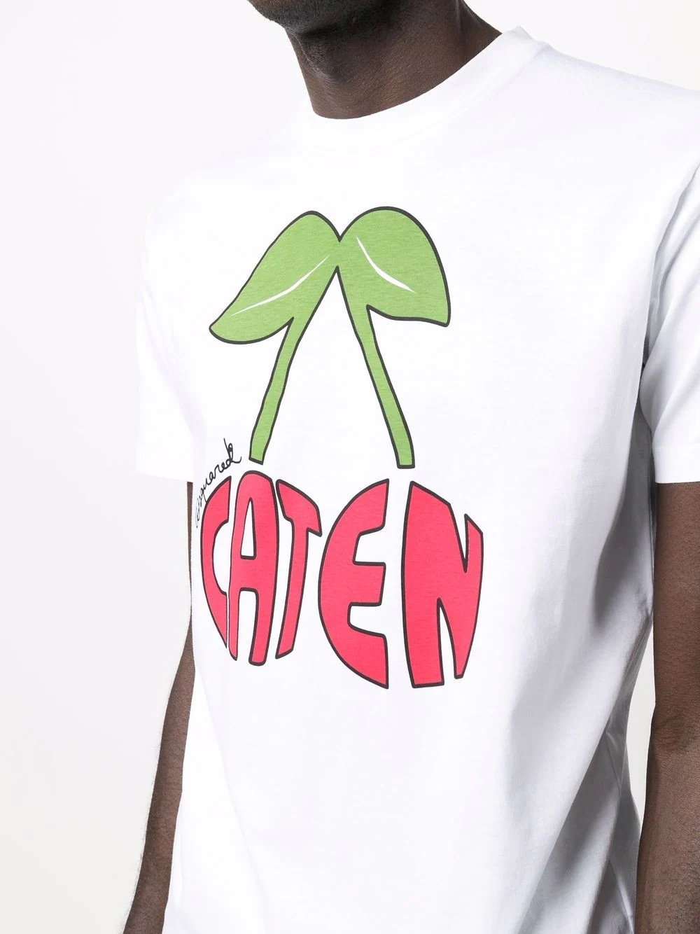 Caten cherry print T-shirt - 5