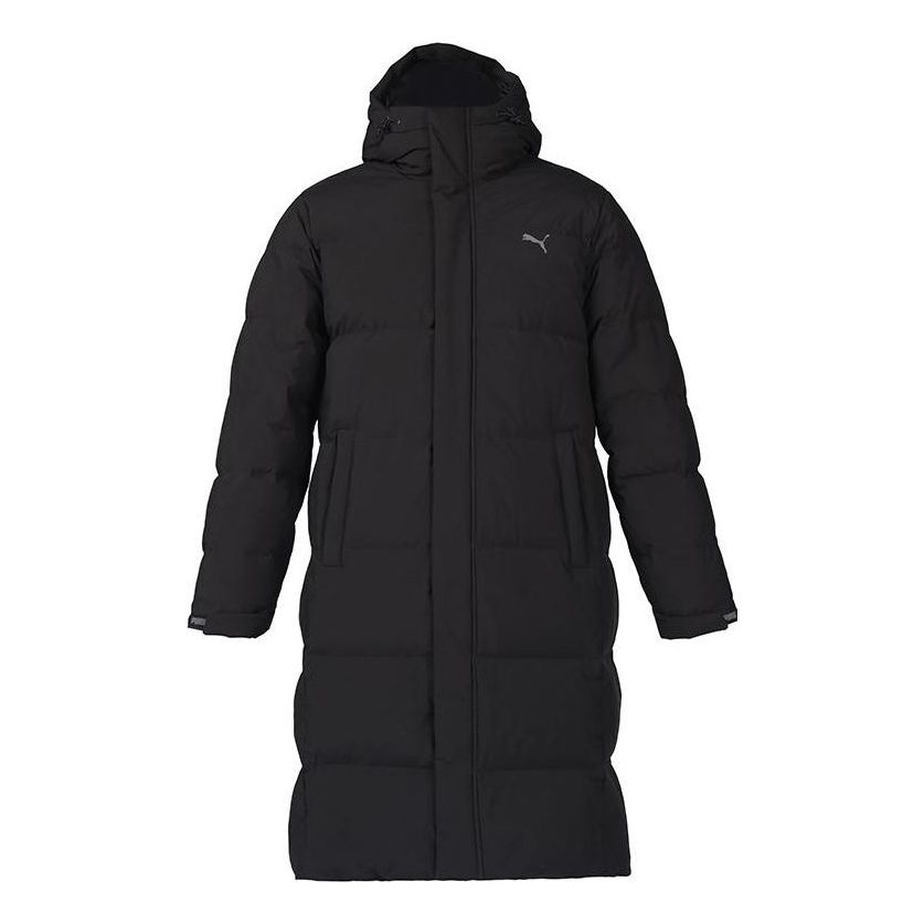 PUMA Long Down Jacket 'Black Grey' 932587-01 - 1