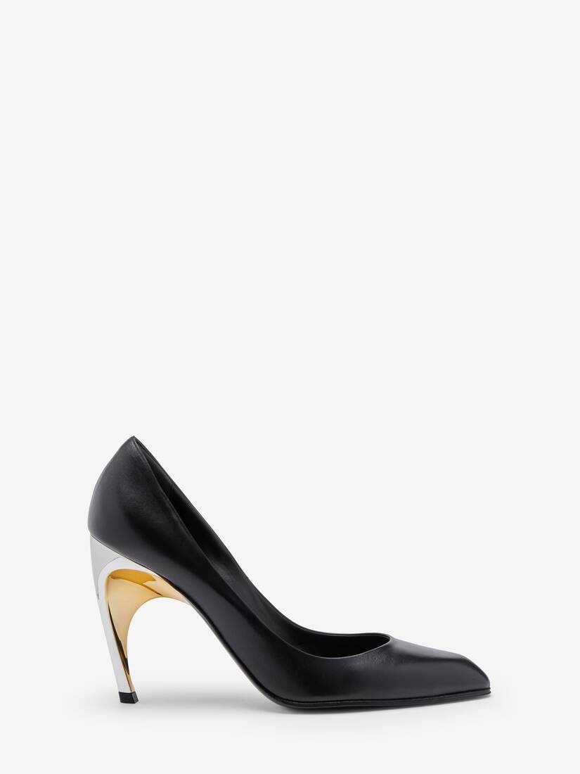 Women's Armadillo Pump in Black/silver/gold - 1