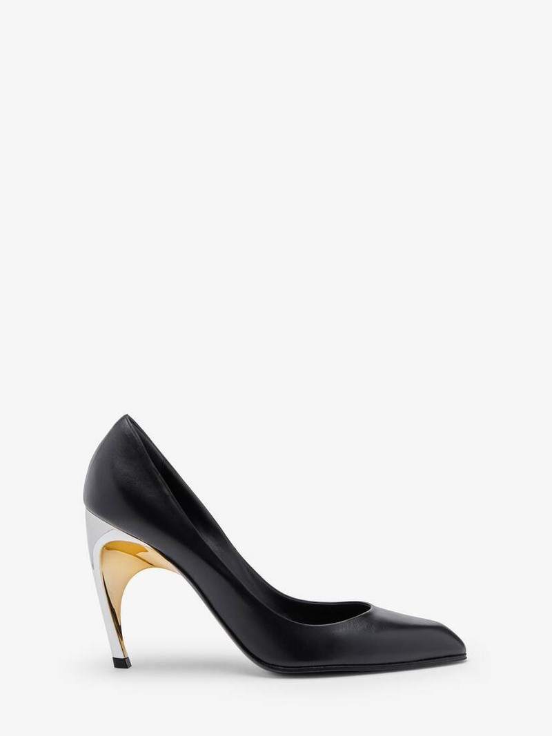 Women's Armadillo Pump in Black/silver/gold - 1