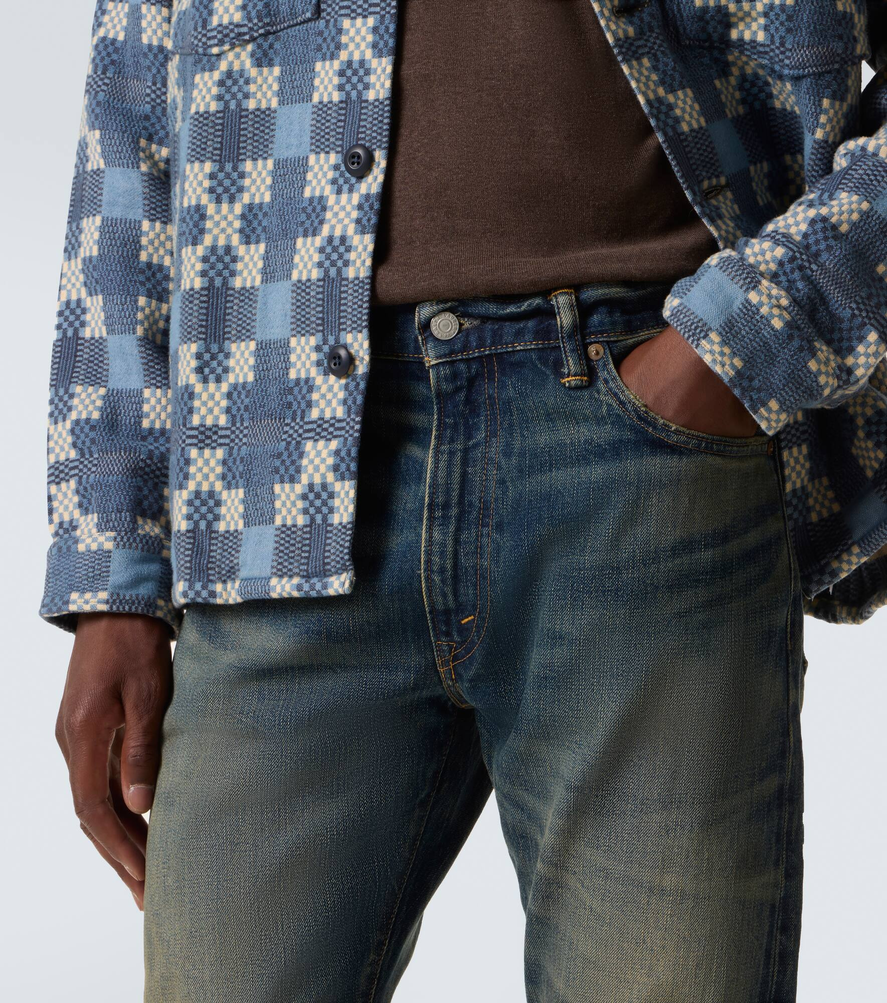 Faded slim jeans - 5