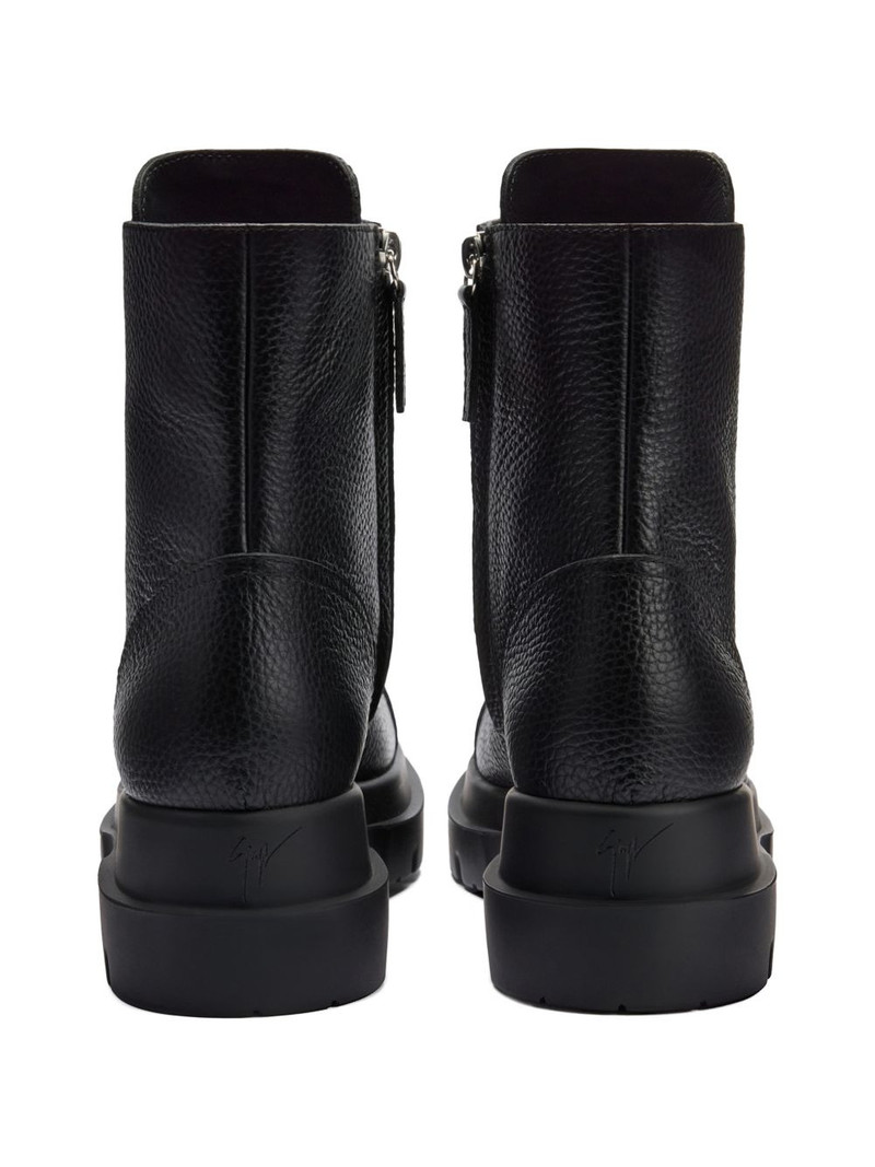 Evin laced logo detail boots 3