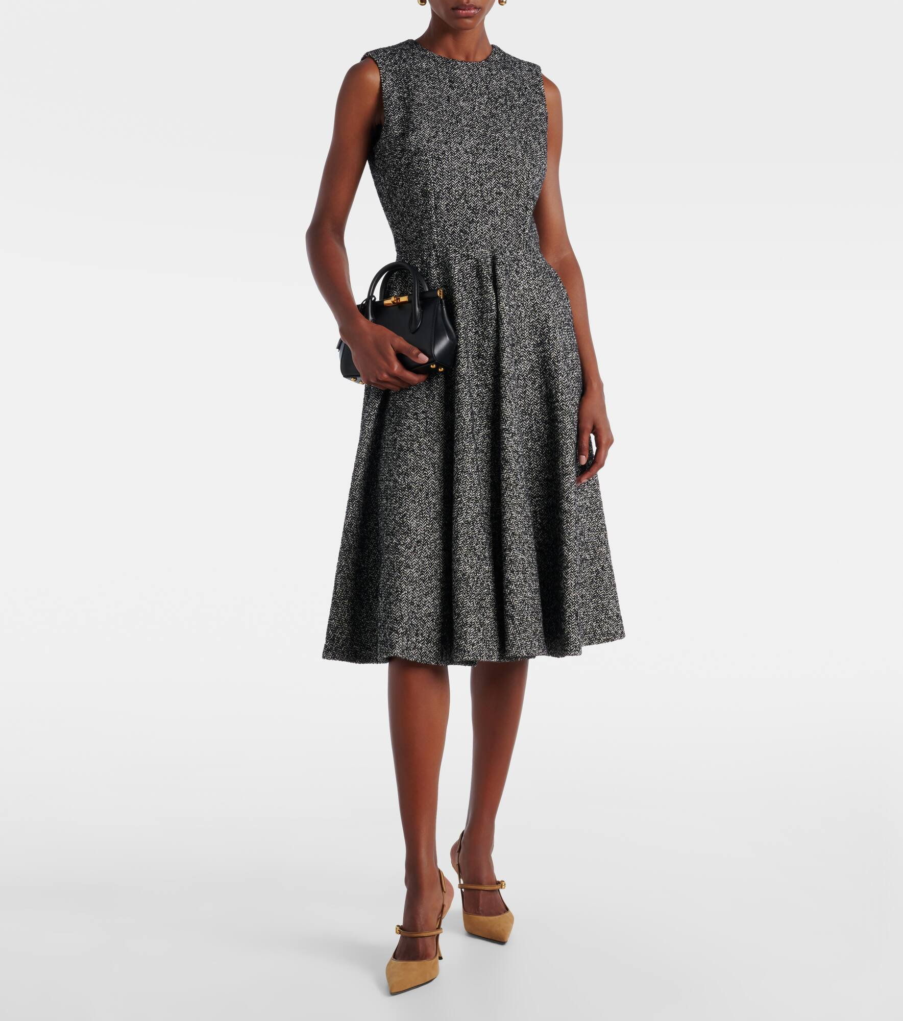 Wool-blend midi dress - 2