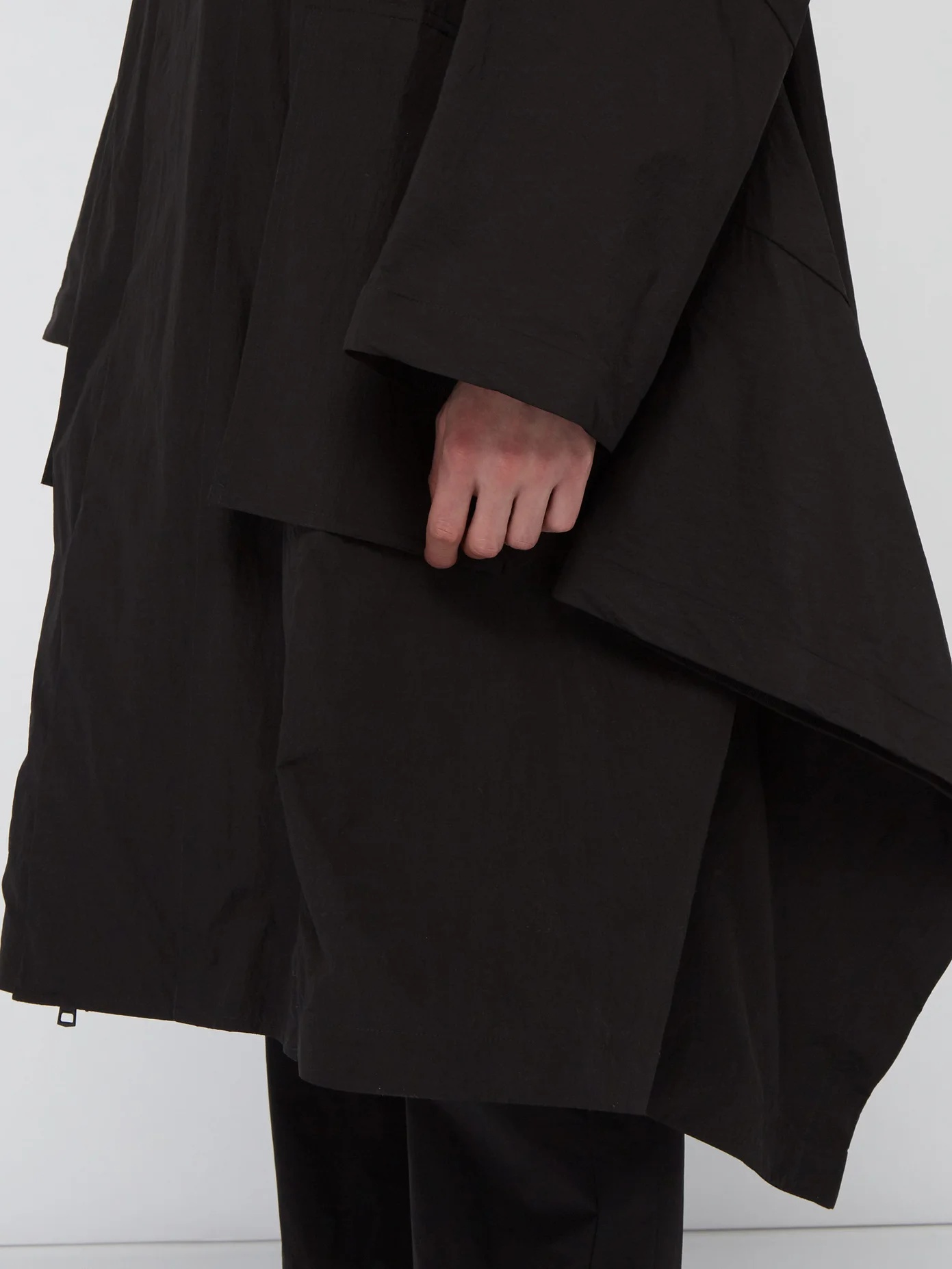 Tensor hooded cape coat - 5