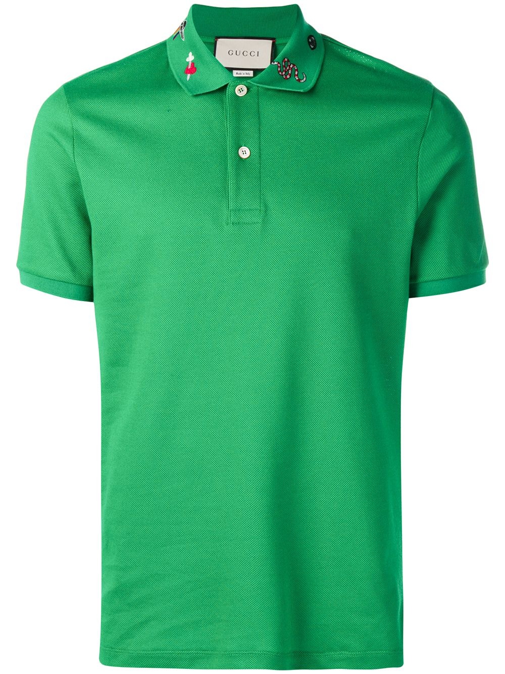 Embroidered polo shirt - 1