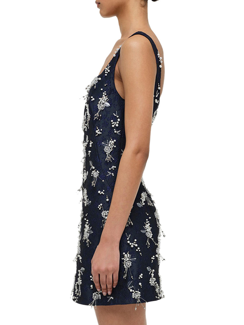 Women's Viva Embellished Sleeveless Minidress - Midnight 4