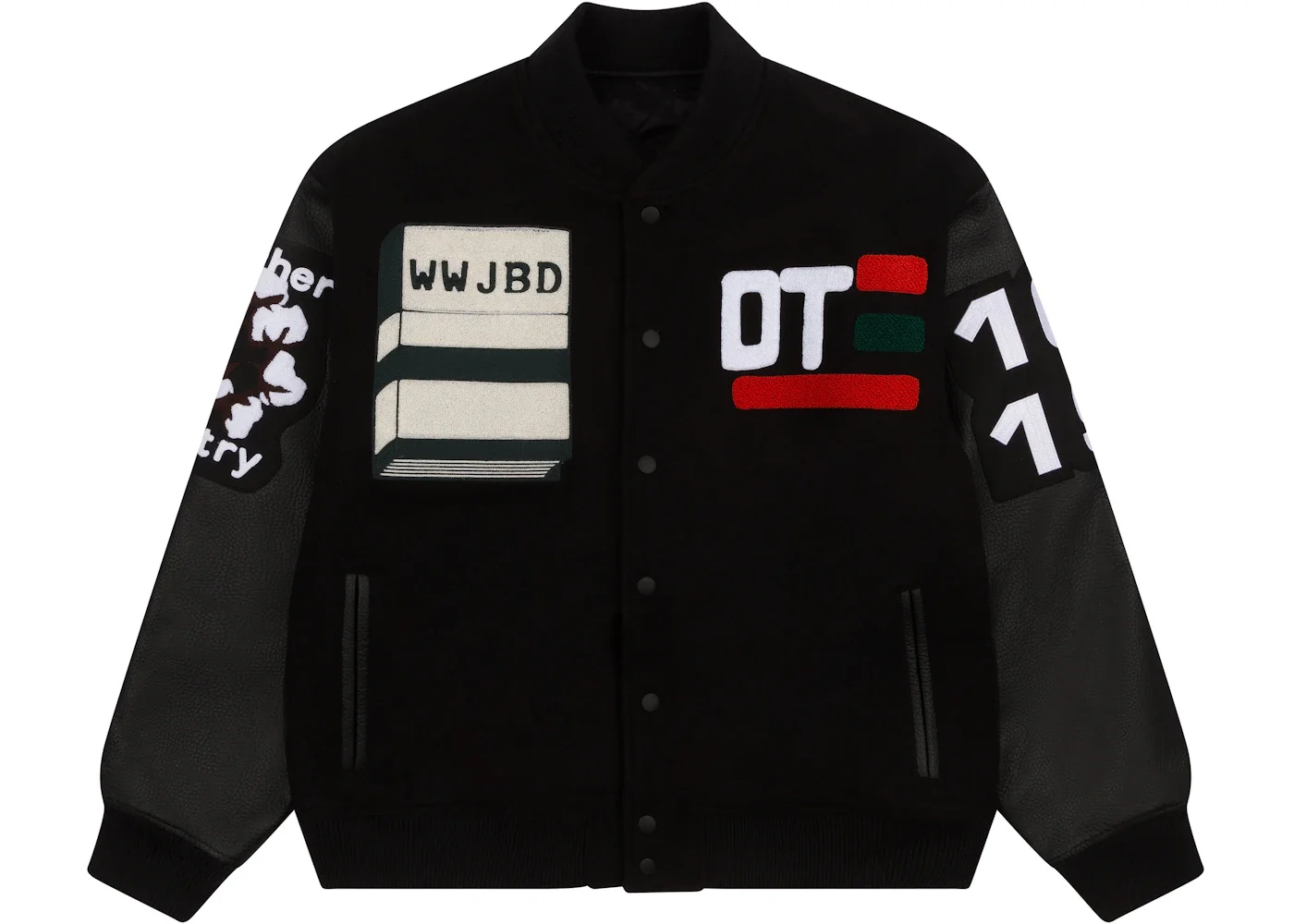 Denim Tears x CPFM Cactus Tears Varsity Jacket Black - 1