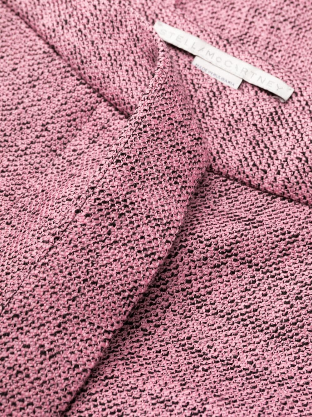 mélange-effect wool trousers - 5