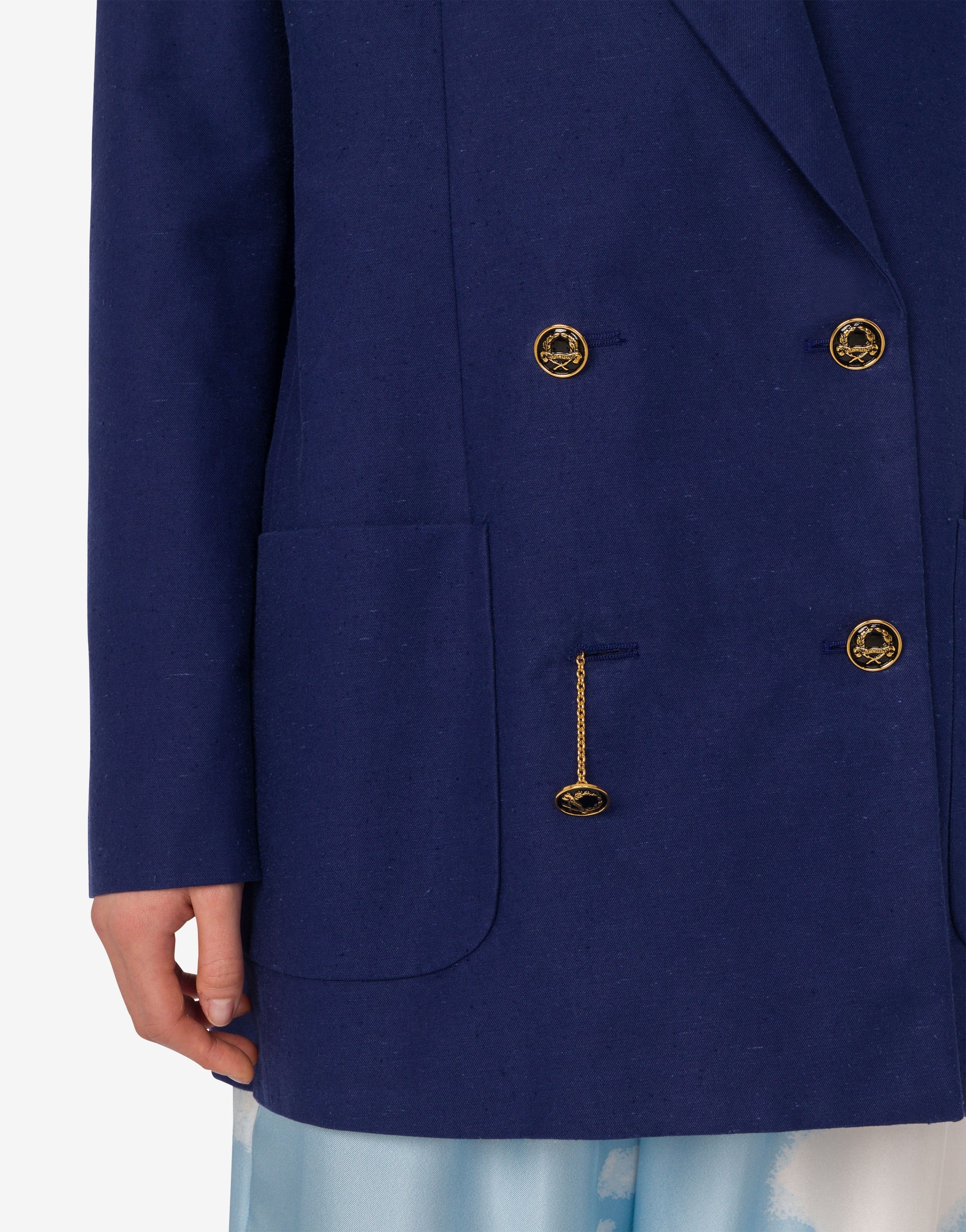 COTTON SHANTUNG JACKET LAUREL CROWN - 3