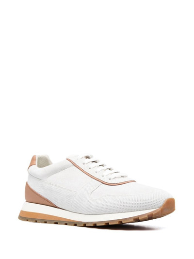 Brunello Cucinelli low-top panelled sneakers outlook