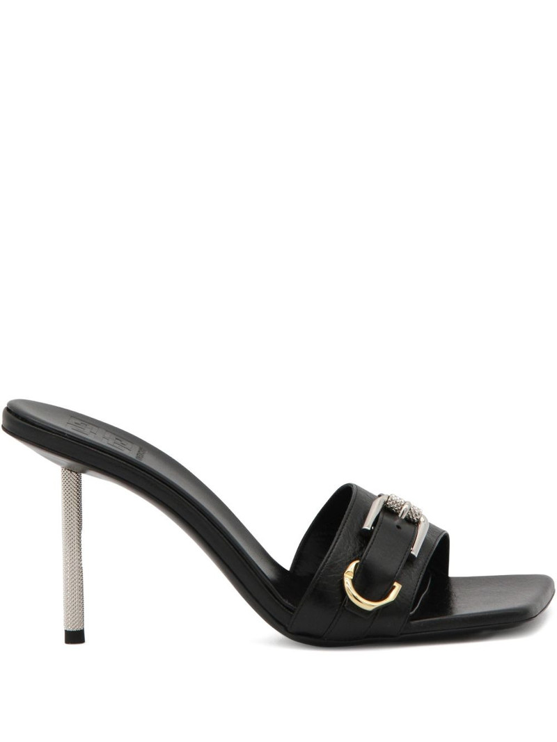 Voyou 90mm leather mules 1