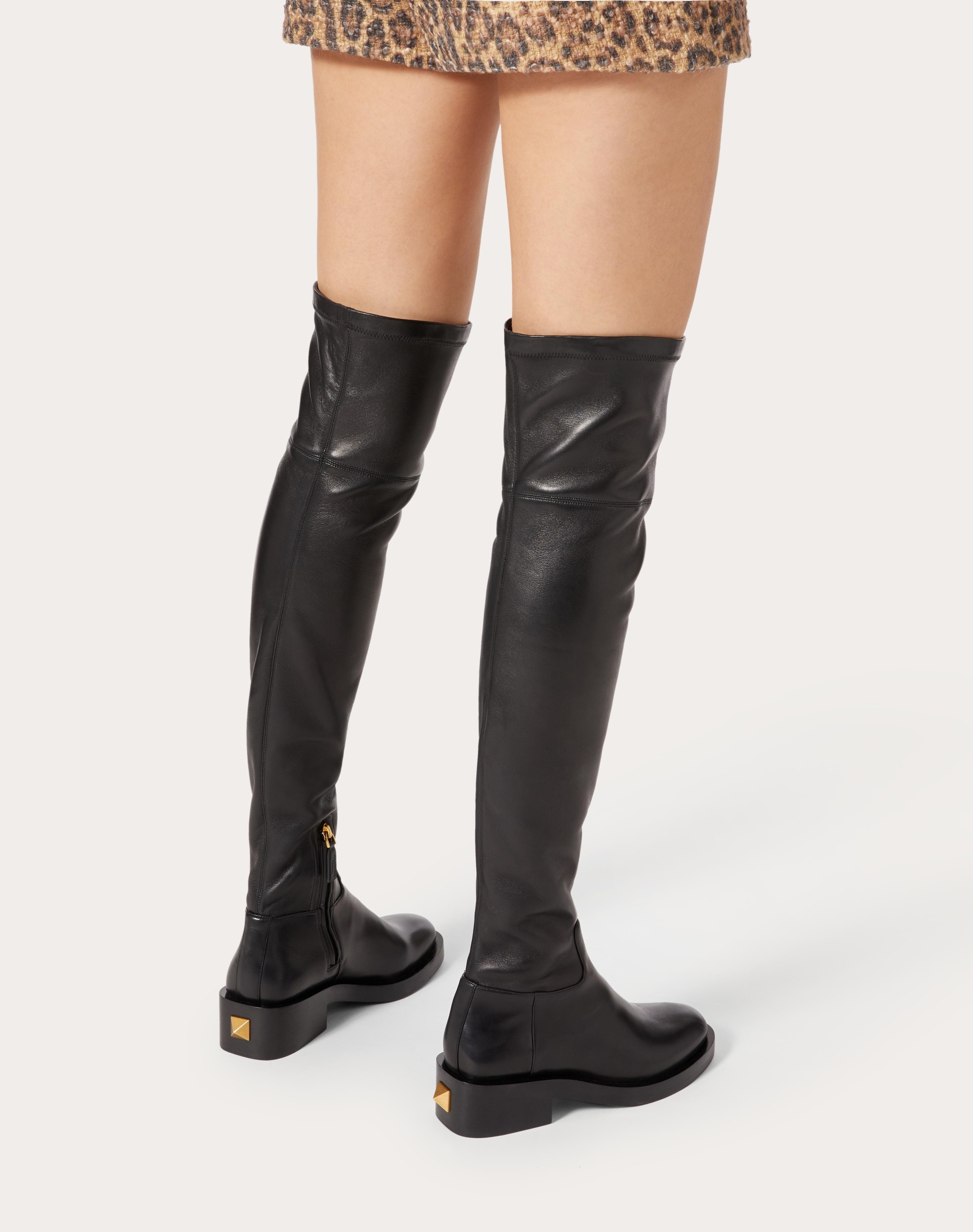 ROMAN STUD STRETCH NAPPA OVER-THE-KNEE BOOT 30MM - 6