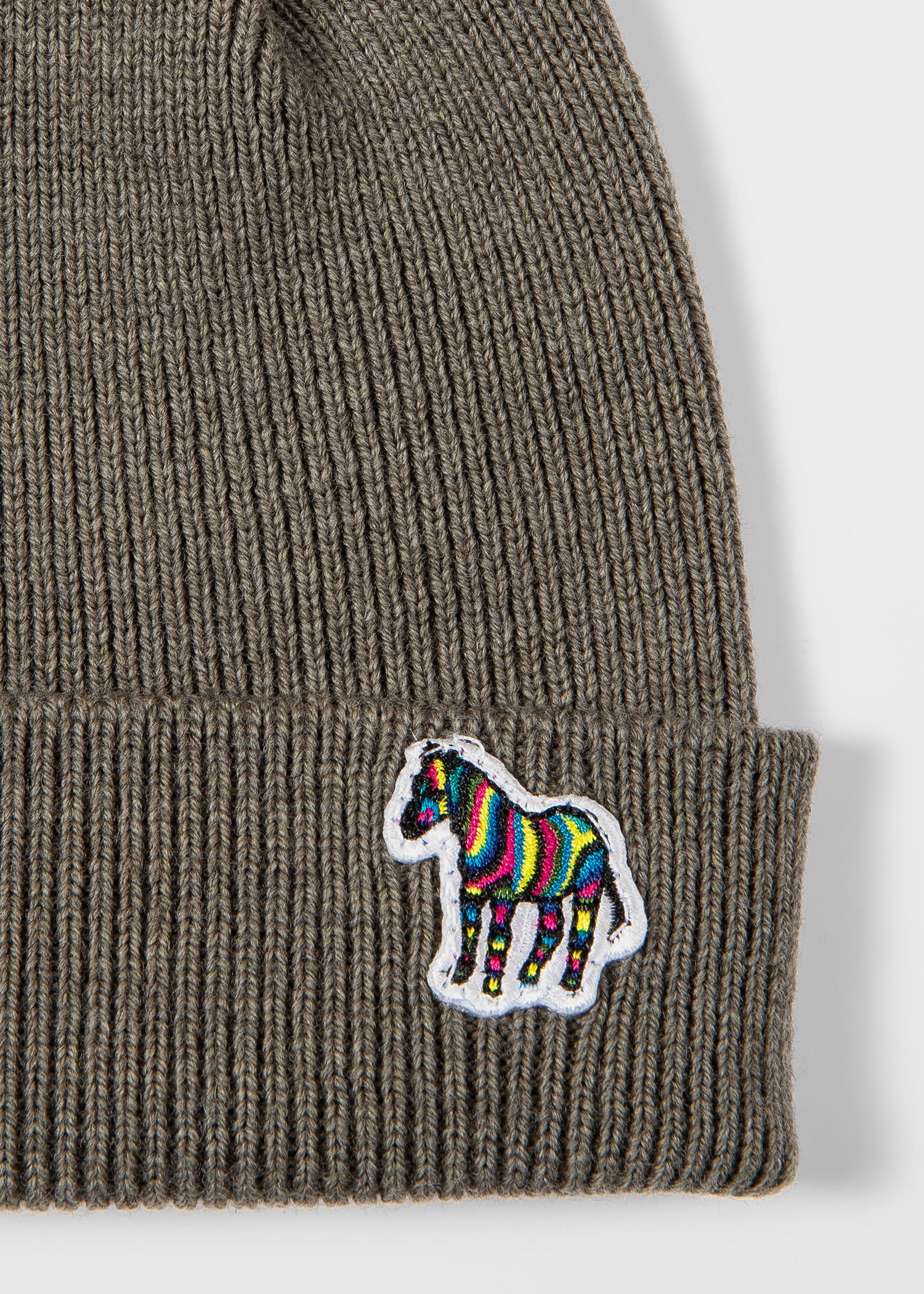 Lambswool Zebra Beanie Hat - 2