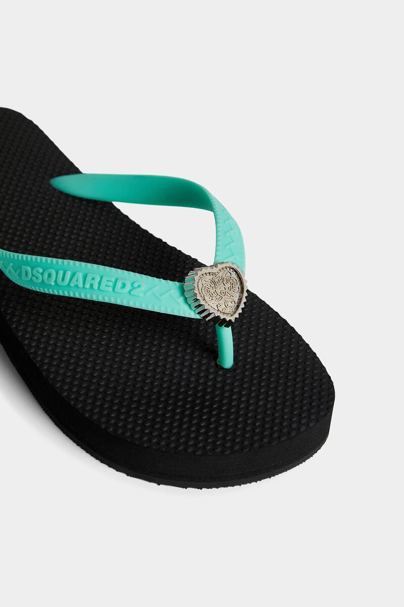 HEART FLIP FLOPS 4