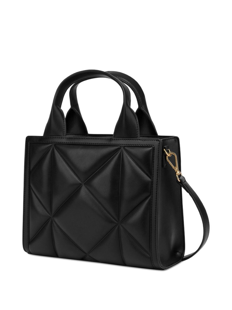 Moschino logo-plaque tote bag outlook