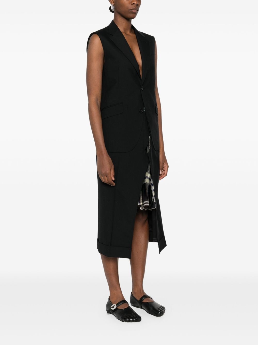 sleeveless coat - 3