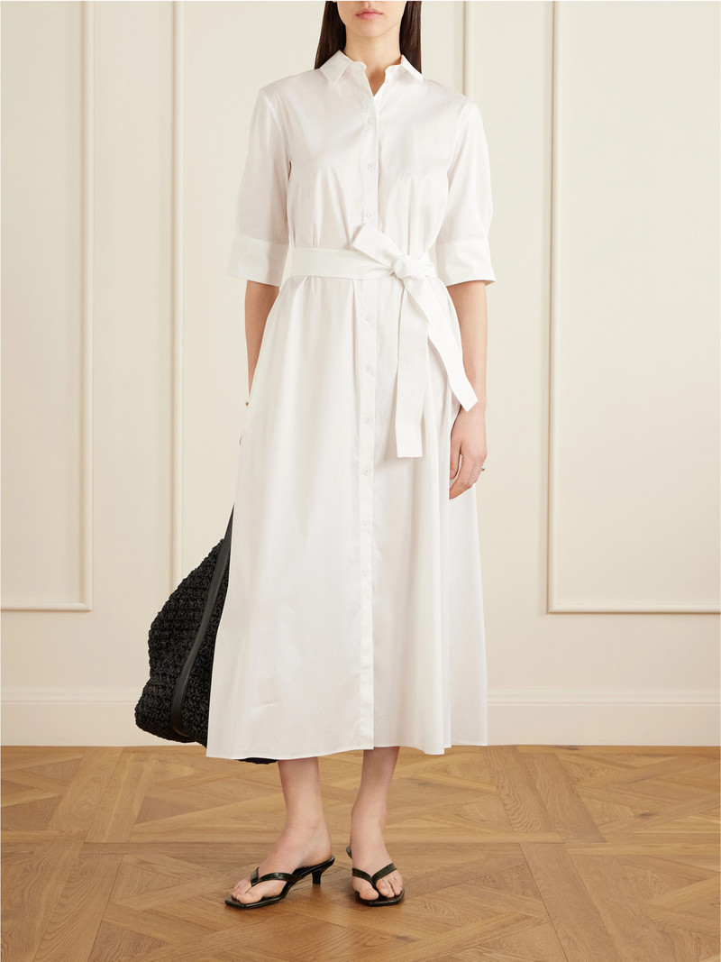 Max Mara Cotton-blend Poplin Midi Dress outlook