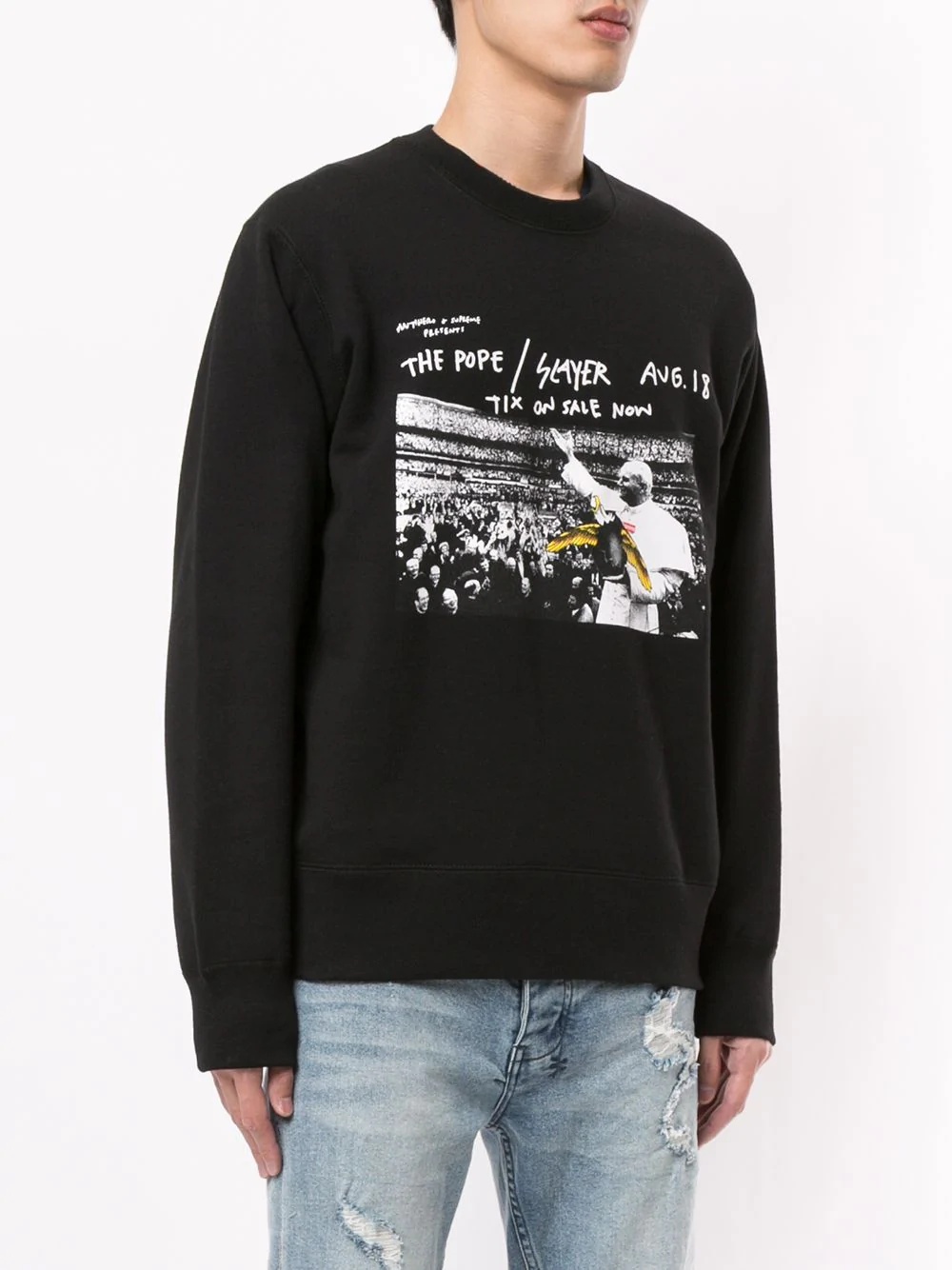 anti hero crew neck sweatshirt - 3