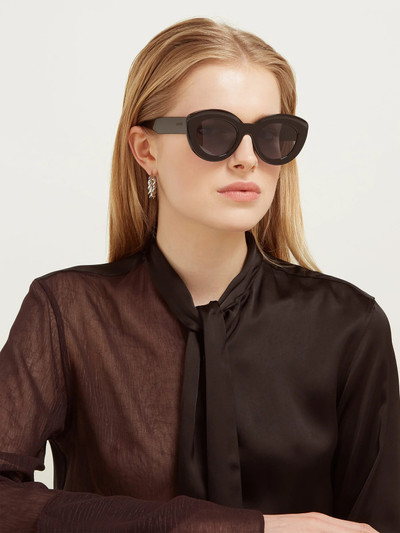 Loewe Round cat-eye acetate sunglasses outlook