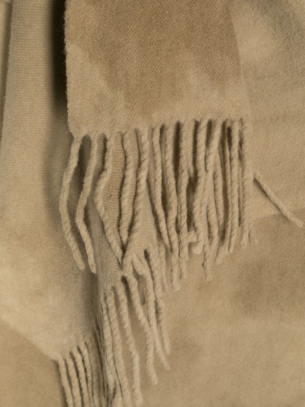 logo-appliquÃ© wool scarf - 3