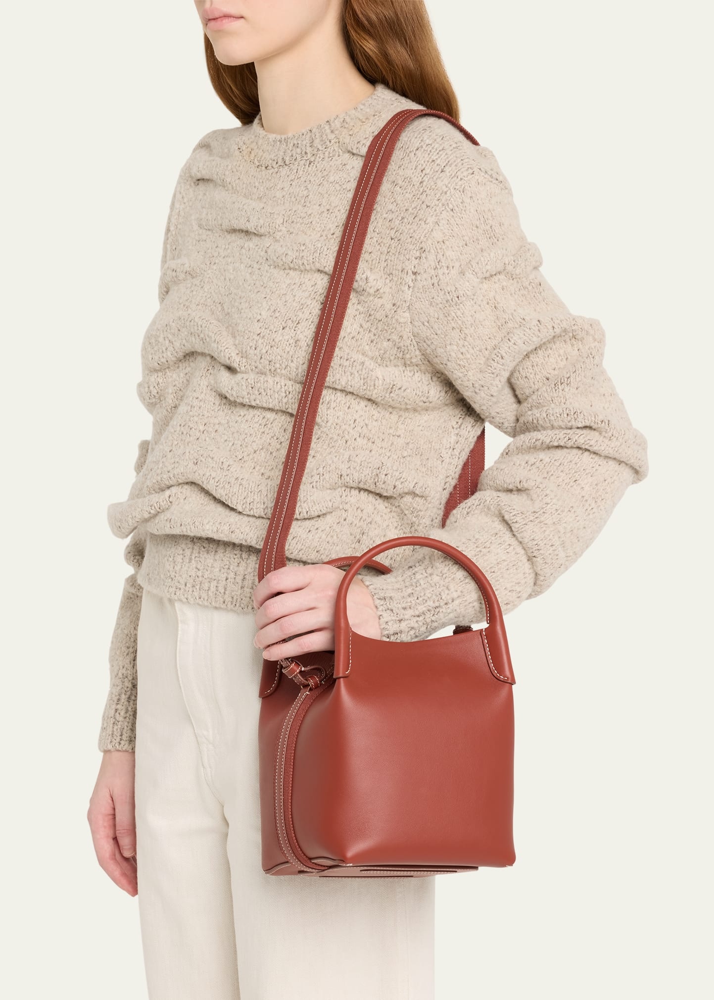 Bale Leather Top-Handle Bag - 2