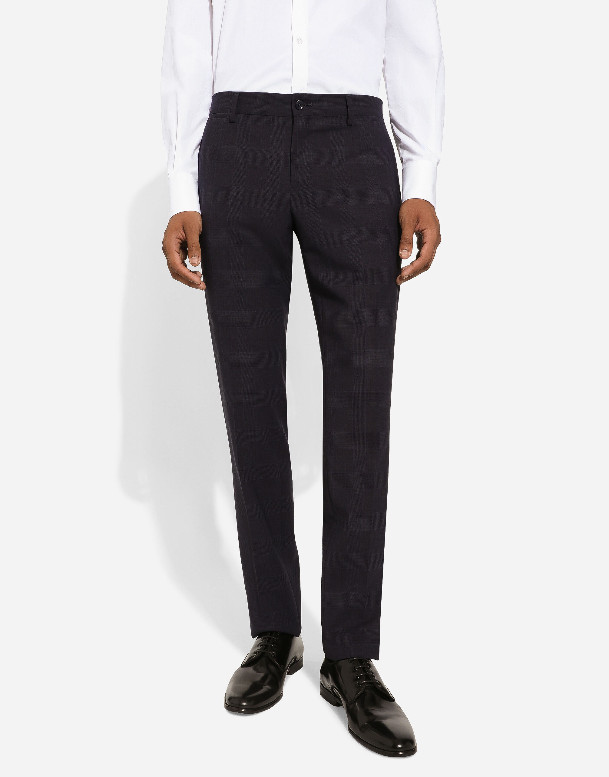 Single-breasted glen plaid Martini-fit suit - 6