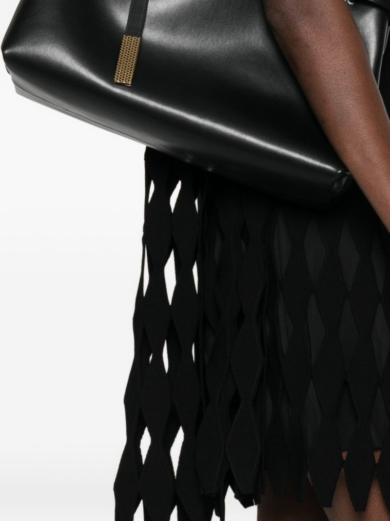 EMPORIO ARMANI Nora M leather tote bag outlook