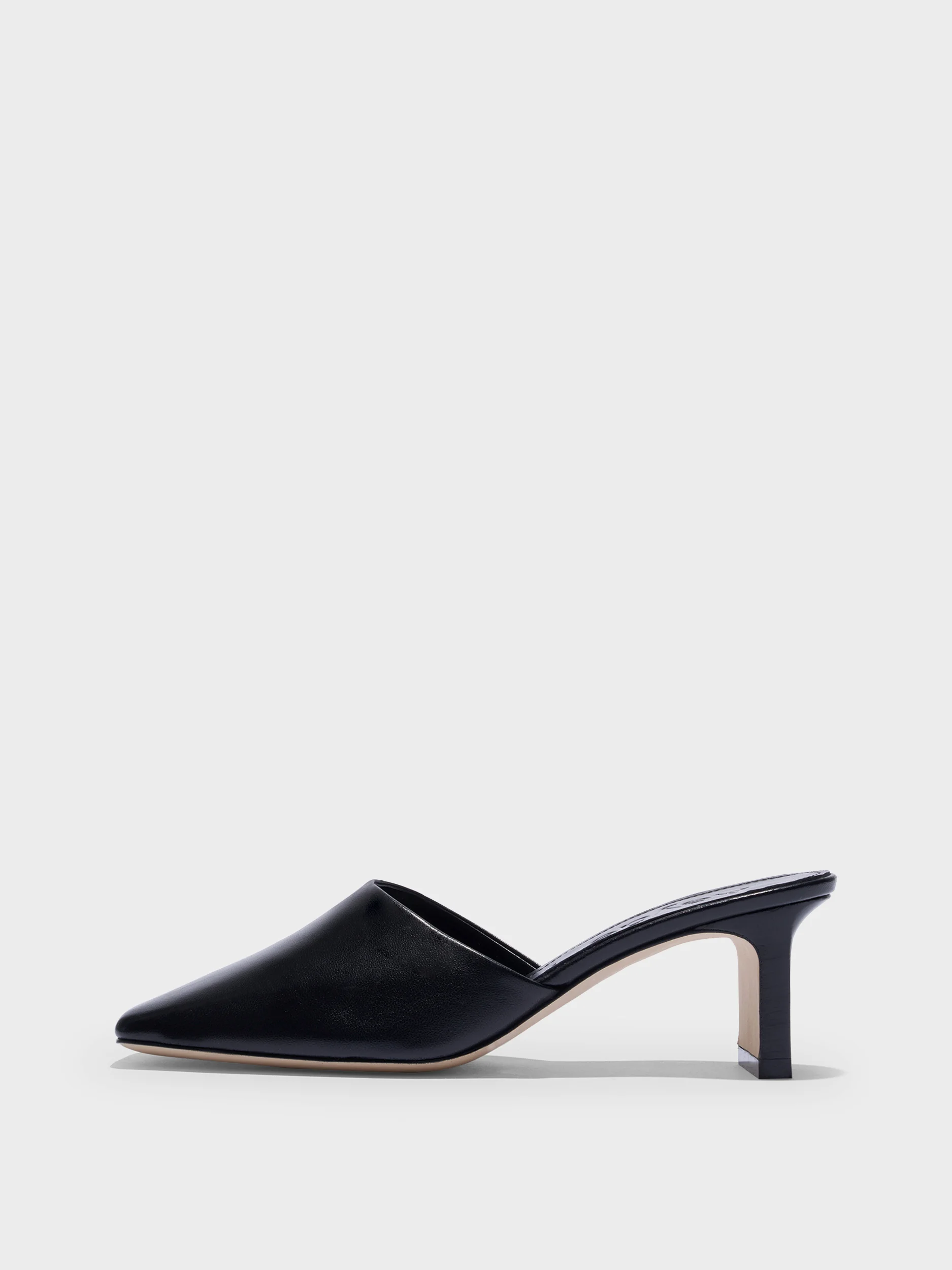 Blithe Square-Toe Mules - 1