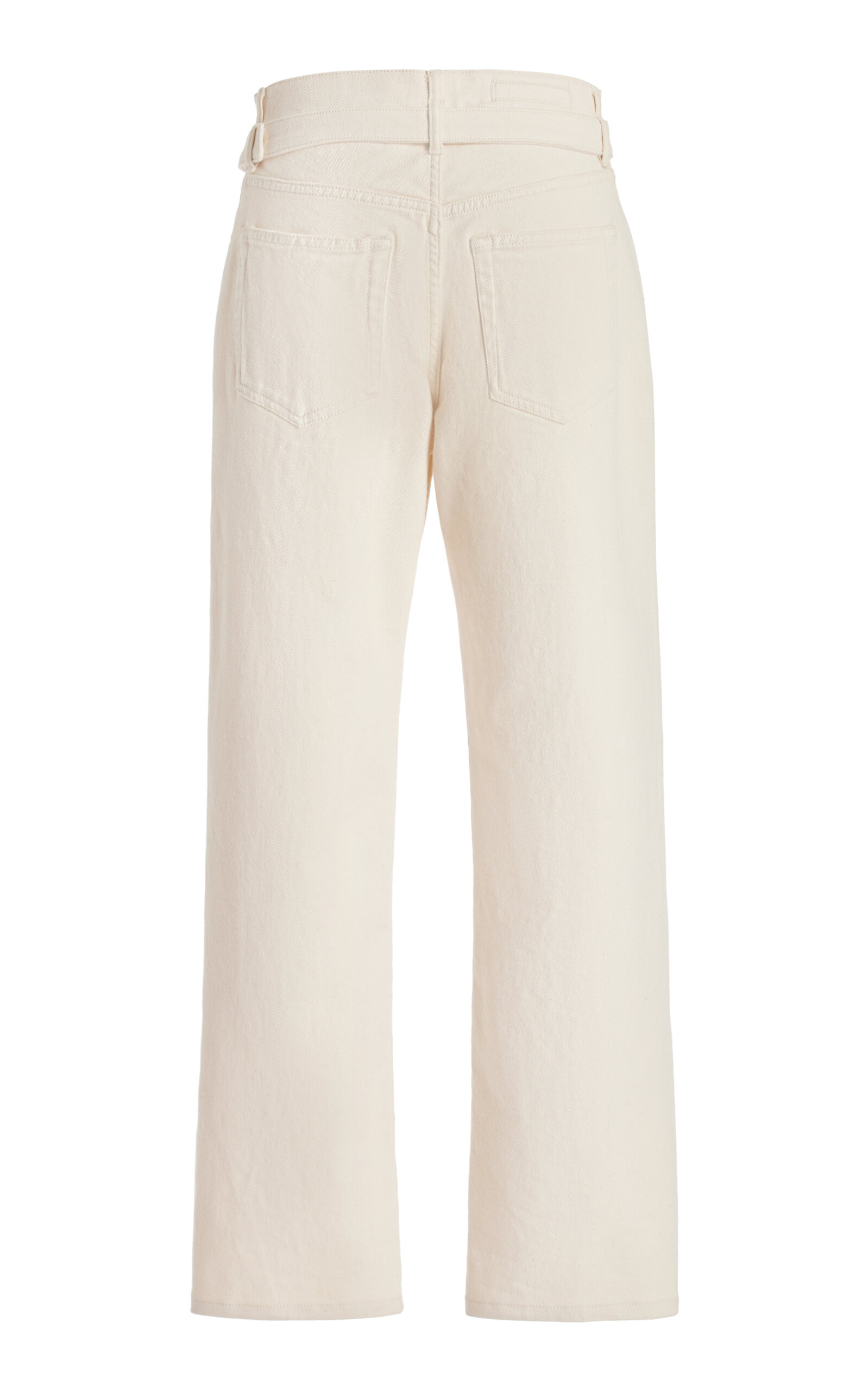 Ellsworth Low-Rise Straight-Leg Jeans ivory - 5