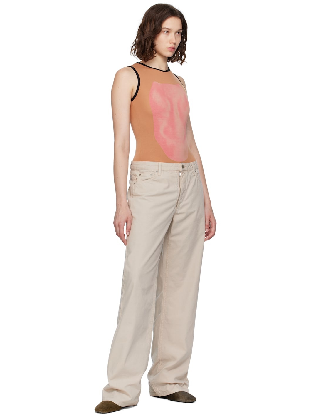 Beige Alloy Bodysuit - 5