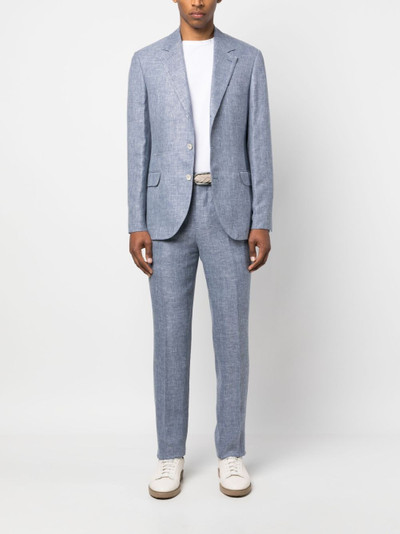Brunello Cucinelli single-breasted two-piece suit outlook