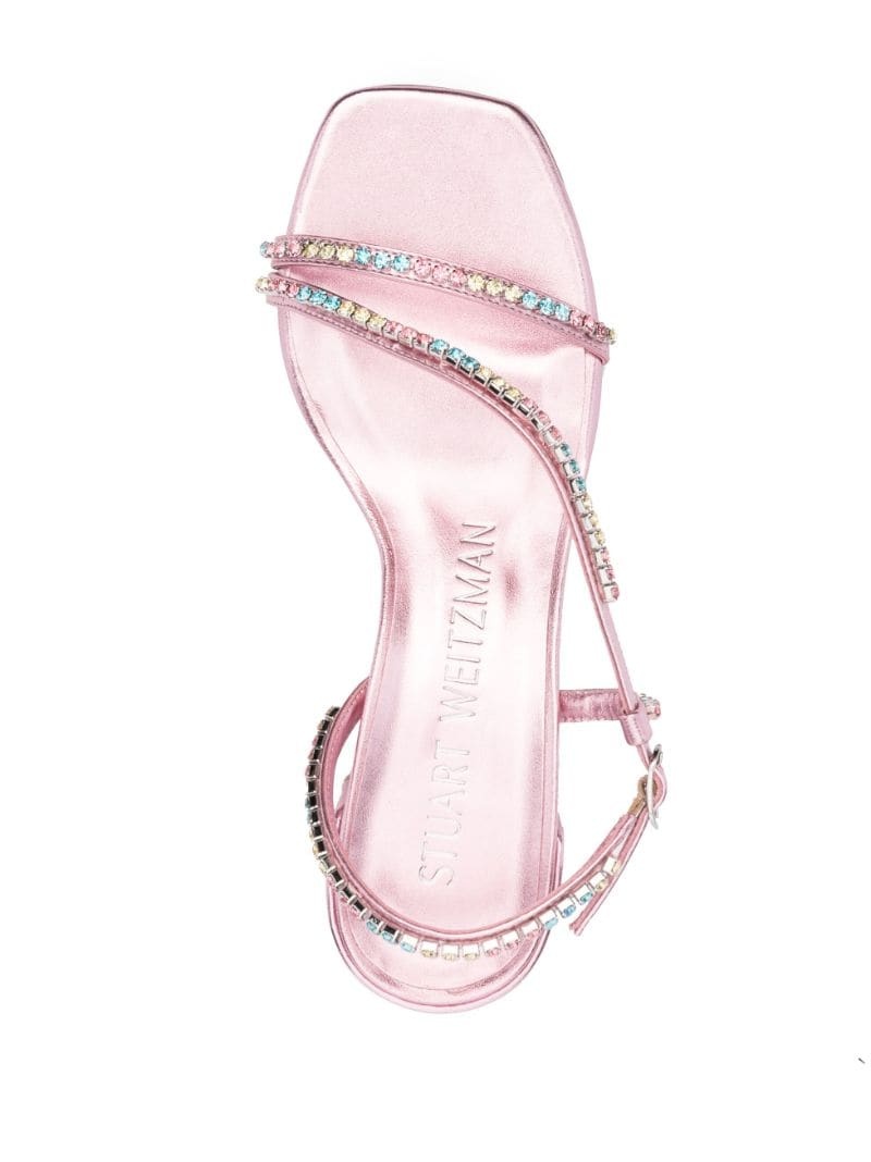 Soiree 40mm crystal-embellished sandals - 7