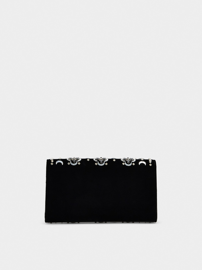 Efflorescence Clutch in velvet 4