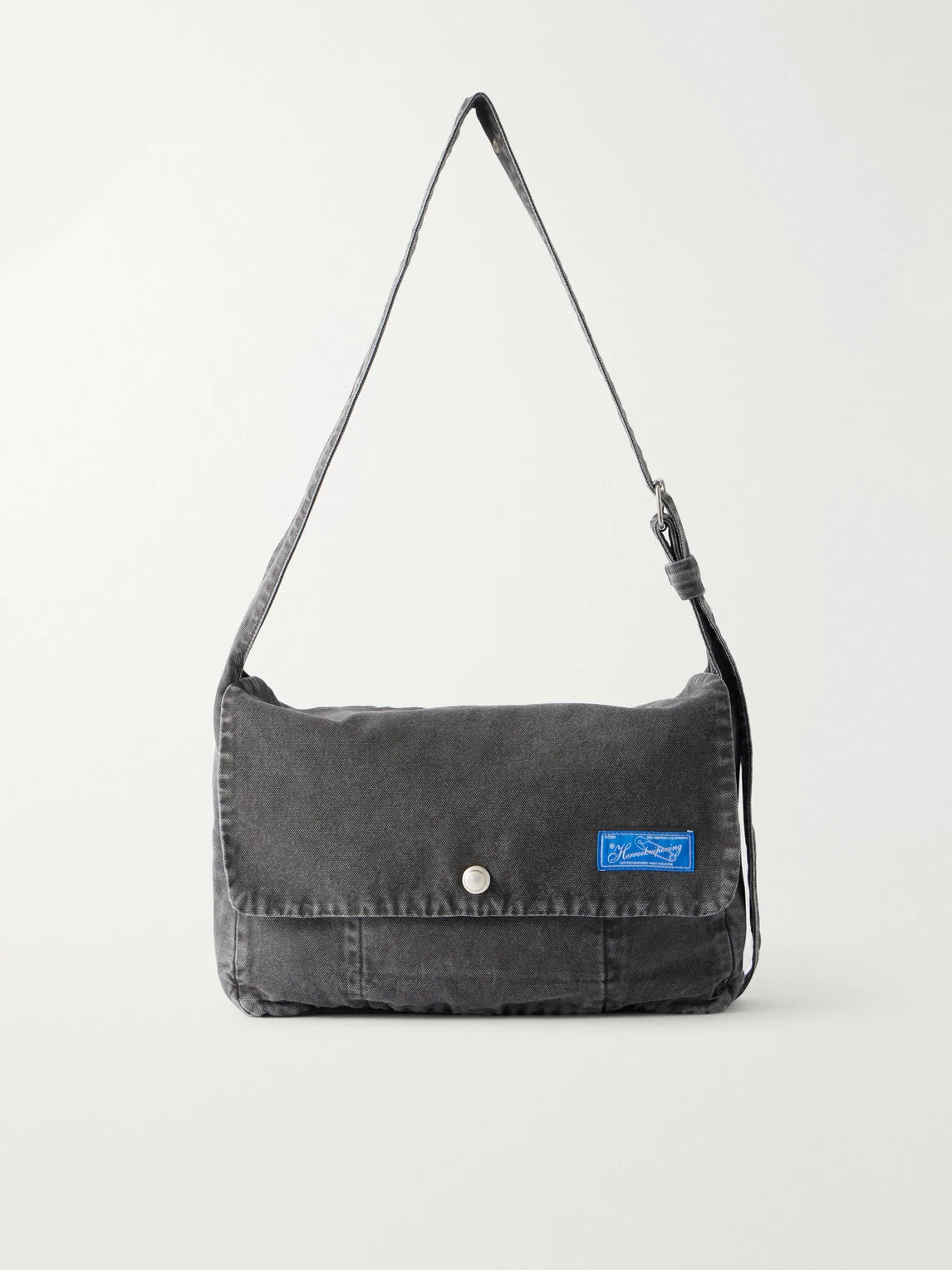 Postman Logo-Appliquéd Canvas Messenger Bag - 1